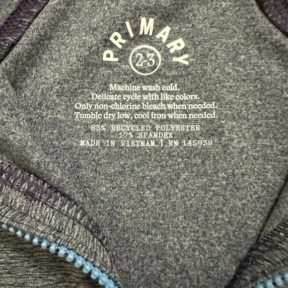 Primary | FlexKnit Half-Zip Pullover (2-3 yrs) 🩶 - Picture 7 of 8